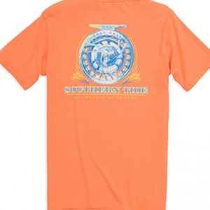 Southern tide “the reel deal” tee shirt